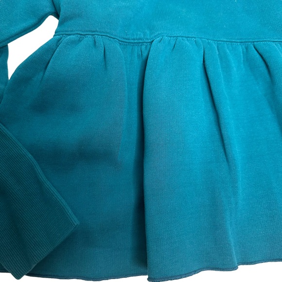 Last Chance NEW Free People Movement Care Charm Sweatshirt teal small - Picture 8 of 16